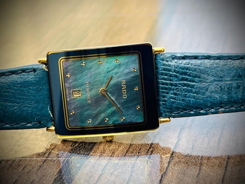 Vintage Rado Florence Stunning Mother Of Pearl Dial Quartz Unisex 23mm Watch - Grab A Watch Co