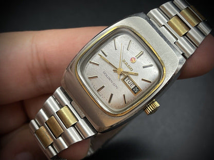 Vintage Rado Golden City Automatic Silver Dial, 27mm Unisex Watch, Swiss Made - Grab A Watch Co