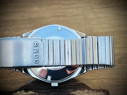 Vintage Rado Voyager Gold Diamond Dial Automatic Gents Watch, 37mm Big Size - Grab A Watch Co
