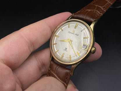 Vintage Ricoh Dynamic 33 Jewels Gold Automatic Gents Watch, 36mm - Grab A Watch Co