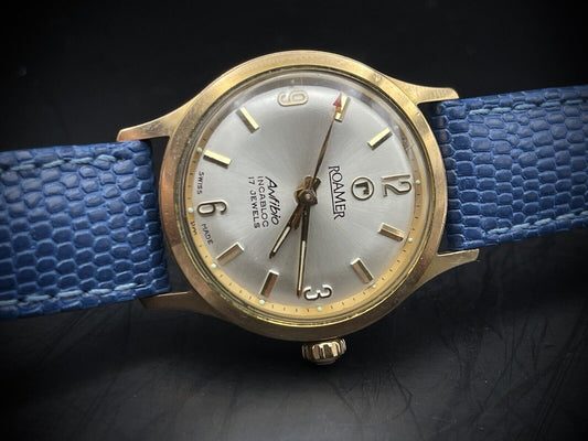 Vintage Roamer Anfibio Manual Wind Gents Watch, 30mm Gift Watch, Swiss Made - Grab A Watch Co