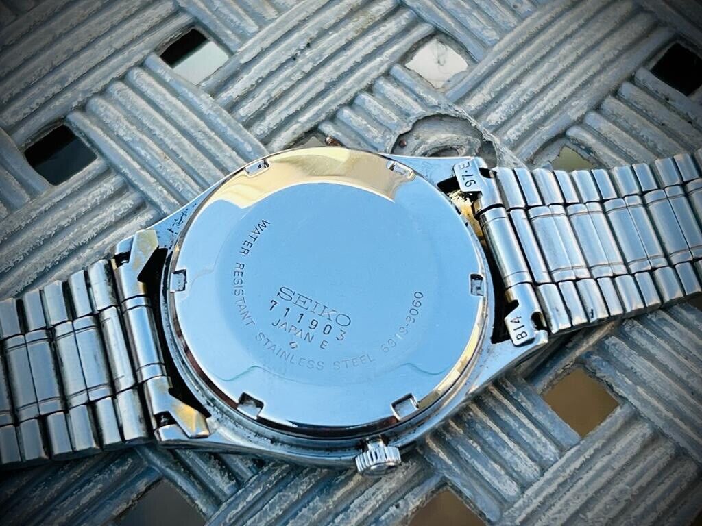 Vintage Seiko 5 Automatic 17 Jewels Grey&Black dial Ref:6319-8060 36mm Japan - Grab A Watch Co
