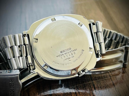 Vintage Seiko 5 Automatic Diamond Dial, 7009-5140, 38mm, Mens Watch, Japan Made - Grab A Watch Co