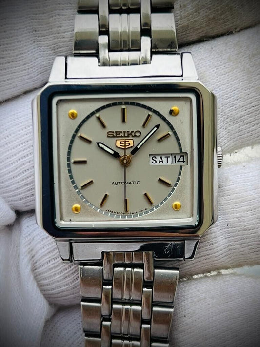 Vintage Seiko 5 Automatic Rare Model 6309-546A, Japan 35mm - Grab A Watch Co