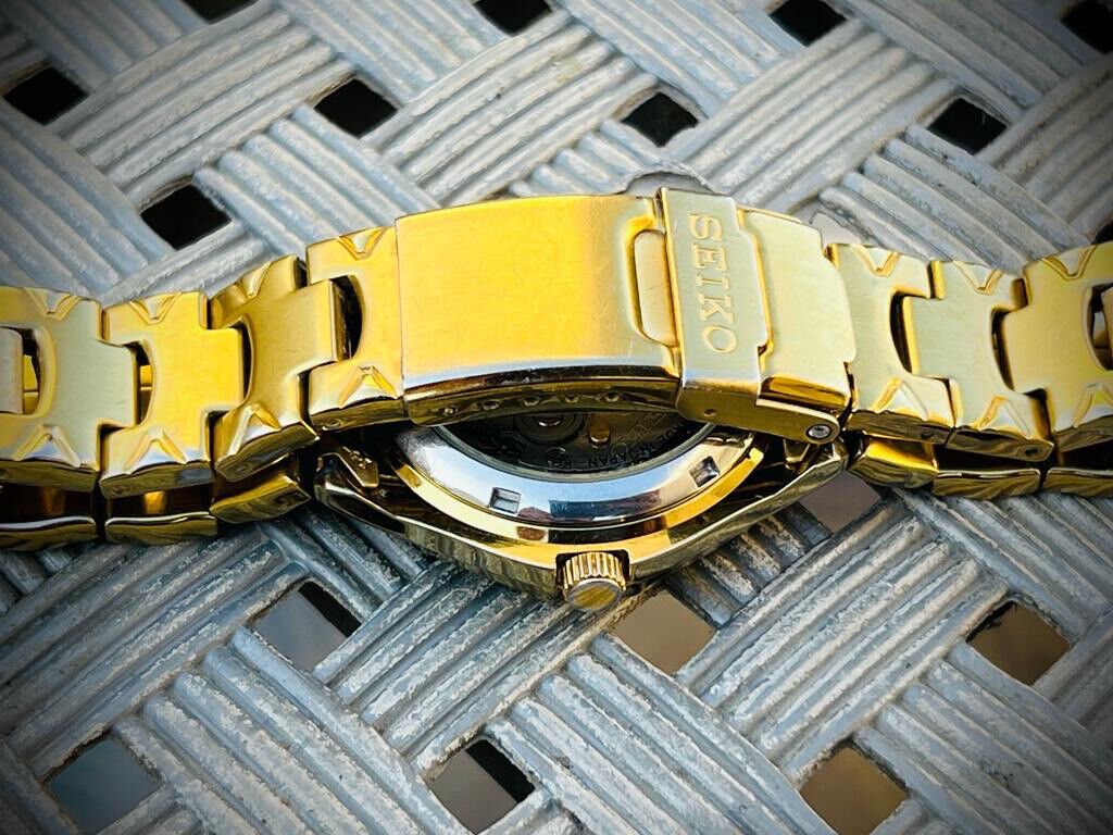 Vintage Seiko 5 Sports 100m 23 Jewels 7S36-00M0 Gents Watch, Japan made 38mm - Grab A Watch Co