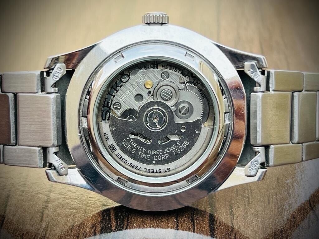 Vintage Seiko 5 Sports 100m Radium Dial 7S36-03E0 Gents Watch, Japan made 42mm - Grab A Watch Co