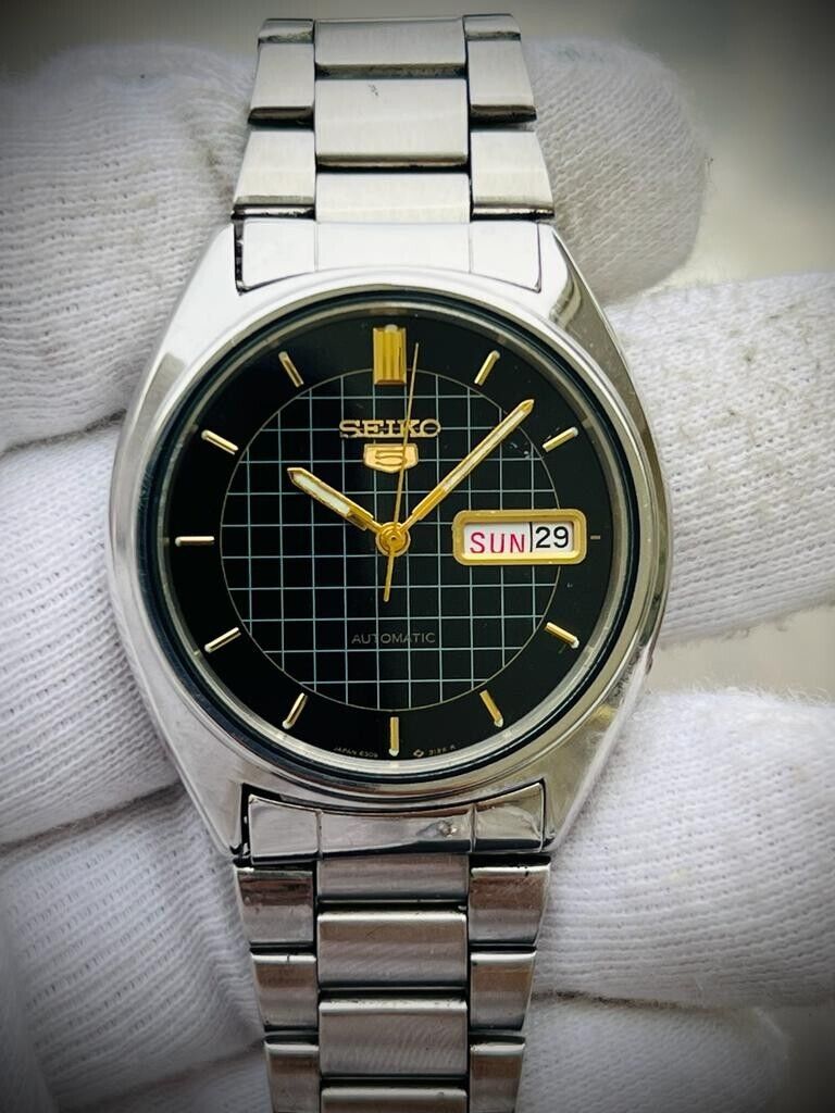 Vintage Seiko Automatic Eye Catching Dial 6309-8840 Men’s Watch 35mm, Rare - Grab A Watch Co