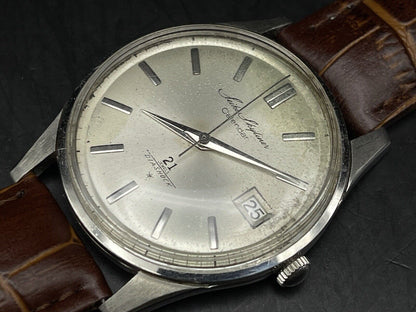 Vintage Seiko Skyliner Calendar 21 jewels Manual Wind Gents Watch, Japan Made - Grab A Watch Co