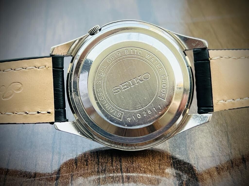 Vintage Seiko Sportsmatic 6619-8110 Automatic Gents Watch Japan 37mm - Grab A Watch Co