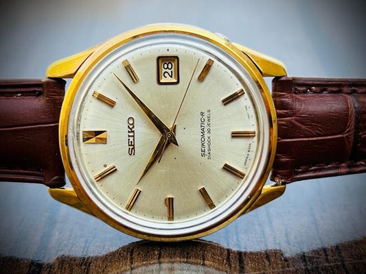 Vintage Seiko Sportsmatic-R 30 Jewels 8305-0020 Automatic Gents Watch,Japan 38mm - Grab A Watch Co