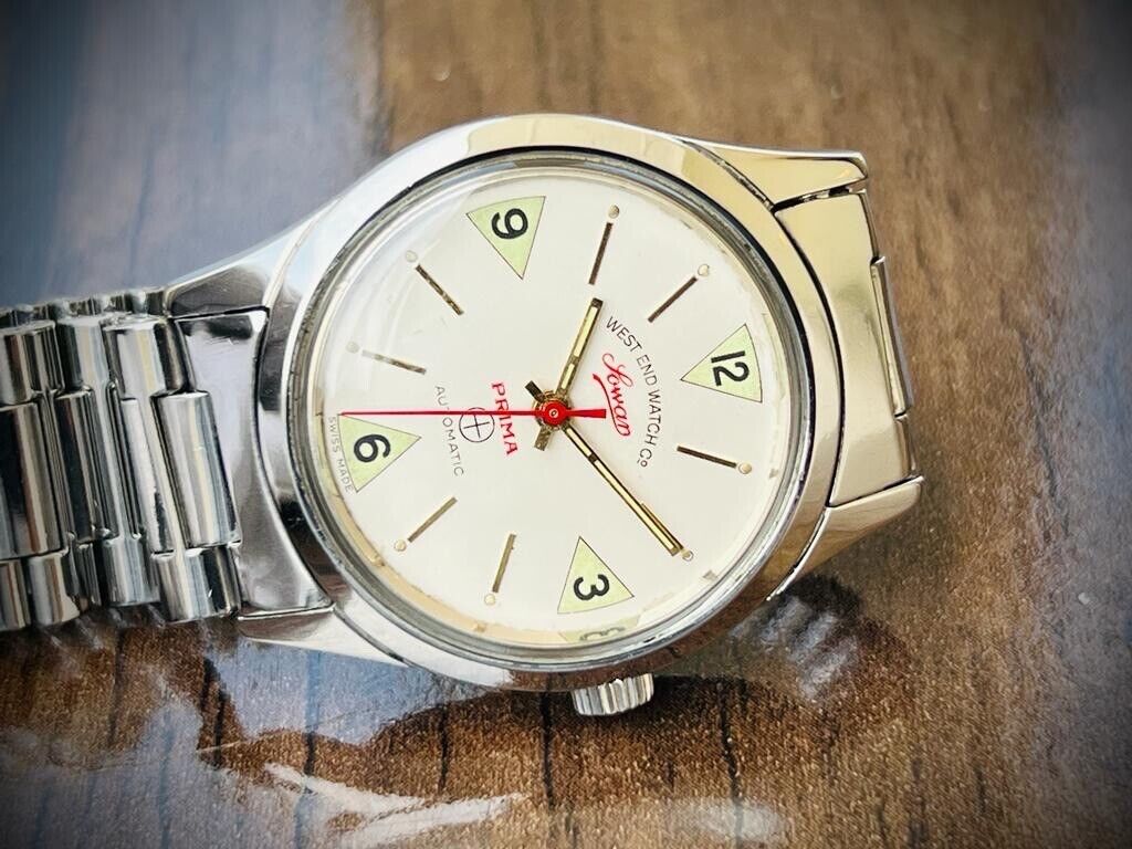 Vintage West End Clean Dial 34mm Automatic Gents Watch Swiss Made, Perfect - Grab A Watch Co