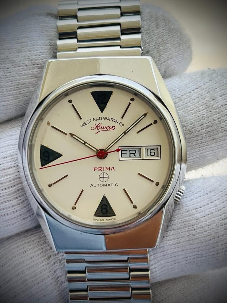 Vintage West End Clean Dial 36mm Automatic Gents Watch Swiss Made, Perfect - Grab A Watch Co