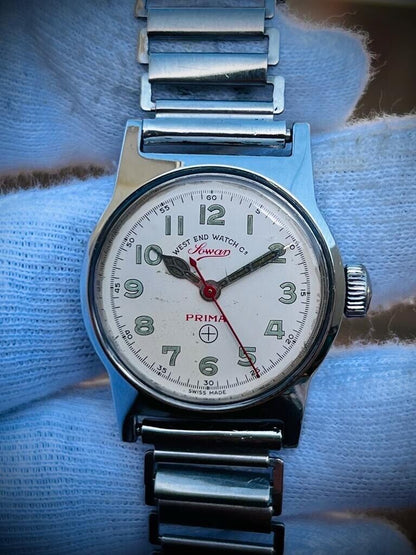 Vintage West End Manual Wind Gents Watch 27mm Midi Size, Swiss Made - Grab A Watch Co