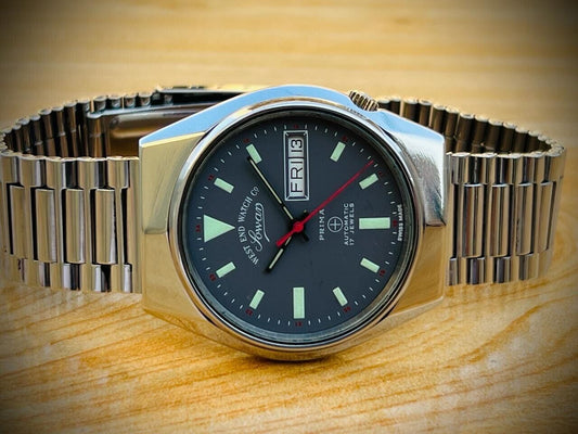 Vintage West End Special Grey Dial 36mm Automatic Gents Watch Swiss Made - Grab A Watch Co